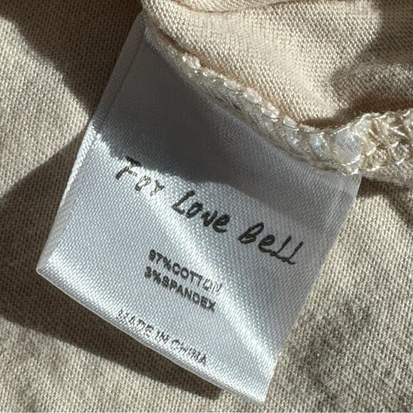 Spell & The Gypsy Positano Organic Girlfriend Tee Cream - Picture 14 of 14